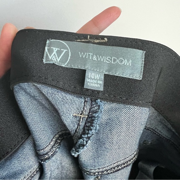 Wit and wisdom blue skinny jeans Size 14W - Picture 4 of 7
